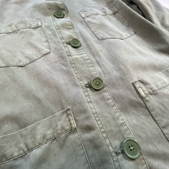 Hinge Women's Green Utility Jacket Size S - Picture 2 of 9